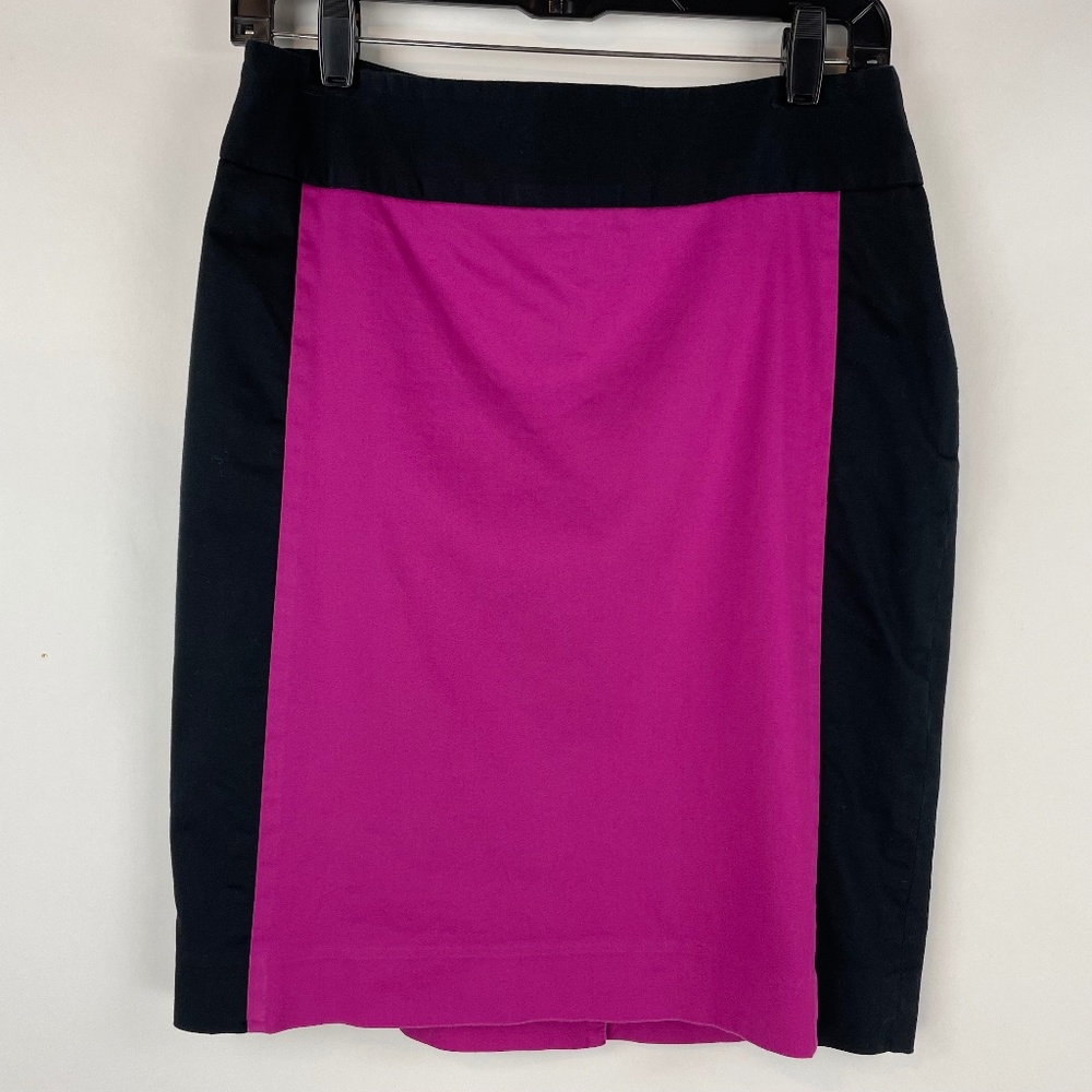 The Limited Black/Pink Pencil Skirt Size 4